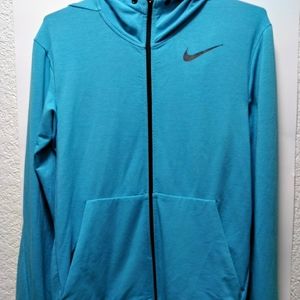 Nike blue zip-up sweater size L